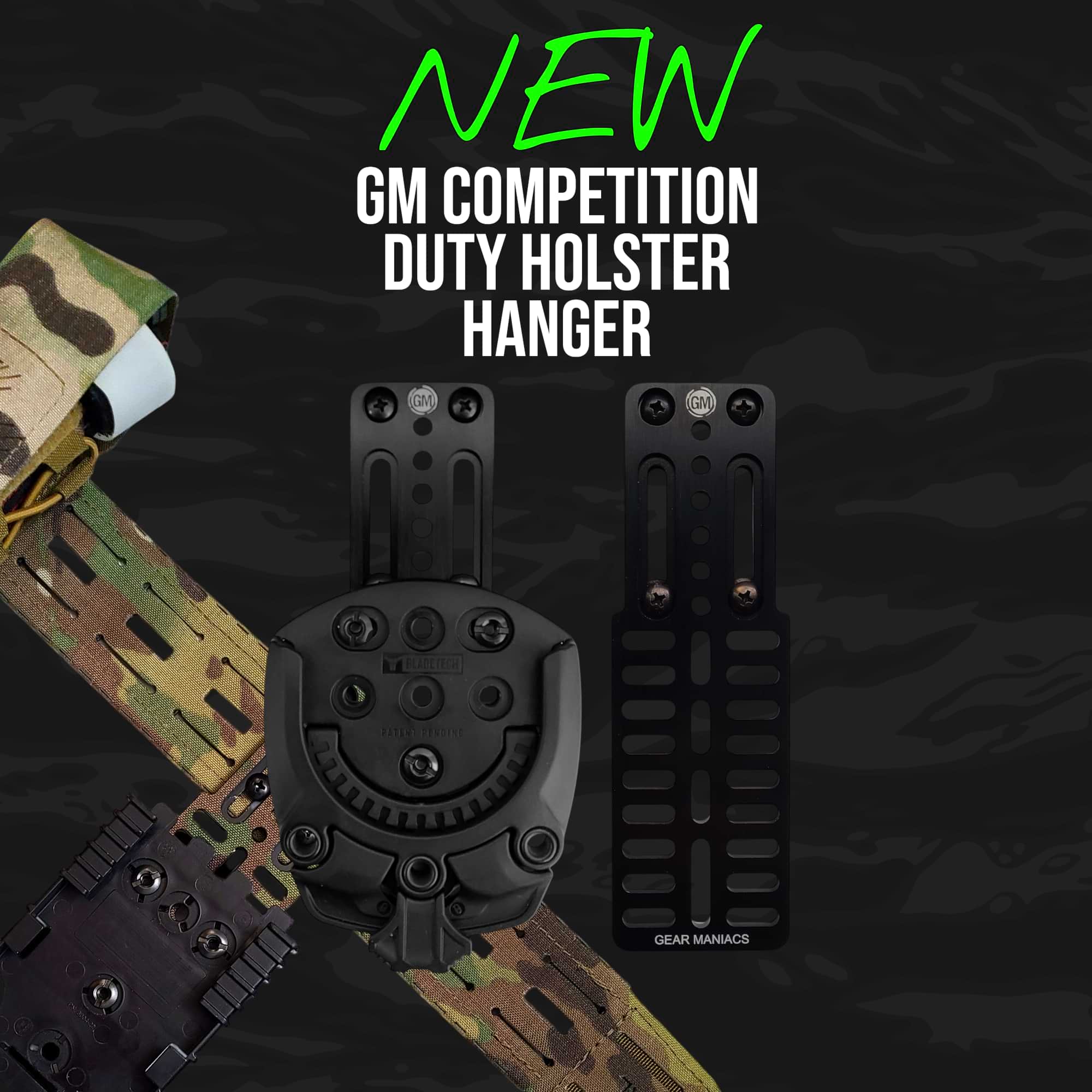 GM Competition Duty Holster Hanger IPSC GM Competition Duty Holster Hanger IPSC